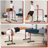 Sportsroyals Dip Station – Adjustable Parallel Bars for Home Workout with 400 LBS Capacity
