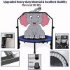 Ravs Mini Trampoline for Kids Adults, 40" Foldable Fitness Rebounder