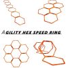 SEA GIANT Hexagonal Speed & Agility Rings,Hexagonal Training Ladder