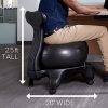 Gaiam Classic Balance Ball Chair – Exercise Stability Yoga Ball