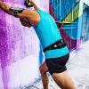 Nathan 5k Running Fitness Belt, Black/Coral