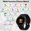 Peakfun Smart Watch,Fitness Tracker Watch with Blood Pressure