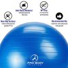 Pilates Exercise Ball Anti-Burst Fitness, Balance Ball for Yoga