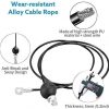 LAT Pull Down Pulley System Gym, 2M Cable Pulley Attachments for Gym