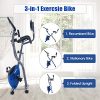 Merax 3 in 1 Adjustable Folding Exercise Bike Convertible