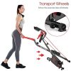 pooboo Folding Exercise Bike Upright Convertible Magnetic Bike