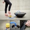 Ace of Athletics Balance Ball Trainer, Half Yoga Exercise Stability Ball with Resistance Bands and Foot Pump, Training Fitness Equipment for Home & Gym Workout