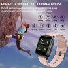 Lintelek Smart Watch, Fitness Tracker with Heart Rate Monitor
