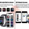 feifuns Smart Watch(Receive/Make Call)1.54'' Full Touch Screen