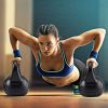 MaxKare 25lbs Kettlebell with HDPE Handle Workout Equipment