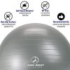 Balance Ball and Exercise Bands for Pilates, Yoga Resistance Loop Bands