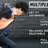 Pilates Resistance Bar with Bands - Yoga Flex Band Stick with Foot Straps
