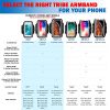 TRIBE Water Resistant Cell Phone Armband Case for iPhone