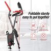 pooboo Folding Exercise Bike Indoor Cycling