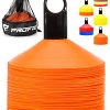Pro Disc Cones (Set of 50) - Agility Soccer Cones