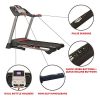 Sunny Health & Fitness Electric Folding Treadmill with LCD
