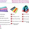Magnetic Think Fabric Resistance Bands for Exercise