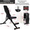 Adjustable Exercise Bench – Versatile and Comfortable for Full Body Workouts