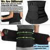 Neoprene Sauna Waist Trainer Corset Sweat Belt with 2 Straps