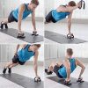 HARISON Push Up Bars - Strong Steel Non-Slip Push up Stands