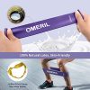 OMERIL Resistance Loop Exercise Bands Set – 5 Levels with Carry Bag & Instruction Guide