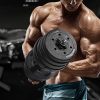 Garneck Adjustable Dumbbell Set Non-Slip Fitness Dumbbells