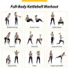Kettlebell Weights, 15lb Vinyl Coated Cast Iron Kettlebell Workout
