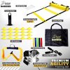 Pro Sports Speed Agility Training Set Jump Rope, Resistance Bands