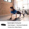 Speed Agility Training Set, Includes 1 Agility Ladder, 4 Steel Stakes