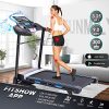 ANCHEER Folding Treadmill, 3.25HP Electric Motorized Treadmills