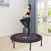 Bounce into Fitness: 40" Indoor Trampoline Rebounder – Foldable & Durable