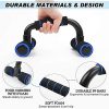 Freehawk Push Up Bars Strength Training Workout Stands Steel Handles