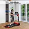 Goplus 2.25HP Electric Folding Treadmill, Installation-Free Design