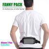 USHAKE Running Belt with Extender Belt, Bounce Free Pouch Bag
