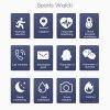 JIABIN Smart Watch IP67 Waterproof Fitness Trackers