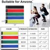YXILEE Pilates Ring Set Yoga Fitness Circle Fabric Resistance Exercise Band Set