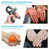 ALMAH Hand Grip Strength Trainer（4 Pack），Stress Relief Balls