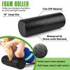 6 in 1 Premium Massage Foam Roller Kit 18" Large Foam Roller