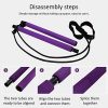 Pahajim Portable Pilates Bar Kit with Resistance Band Yoga Pilates