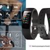 Activity Tracker with Heart Rate Blood Pressure Monitor