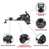 Sunny Health & Fitness Obsidian Surge 500 Water Rowing Machine
