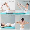 Ellsang Yoga Ring Pilates Ring, 2 Pcs Adjustable Soft Fitness