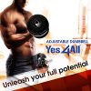 Yes4All Adjustable Dumbbells, 40.00 Pounds