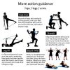 Pahajim Portable Pilates Bar Kit with Resistance Band Yoga Pilates