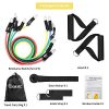 CoutureBridal 11 Pack Resistance Bands Set, Exercise Elastic Bands