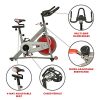 Sunny Health & Fitness Indoor Cycling Bike with 40 LB Flywheel