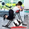 GYMAX Ab Machine, Abdominal Workout Equipment with LCD Monitor