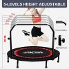 Fitness Rebounder with Adjustable Foam Handle