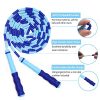 Jump Rope, Adjustable Length Tangle-Free Segmented Soft Rope