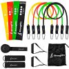 StrongFitt - Multi Resistance Bands Set - Heavy Exercise Bands